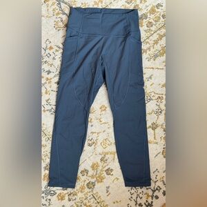 Everlane Women's Steel Blue Performance Leggings